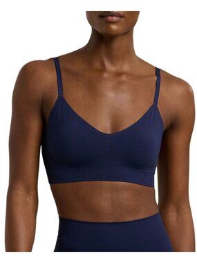 Lauren Ralph Lauren Women's Luxe Smoothing Wireless Bralette 4L0079 - Navy Mediu